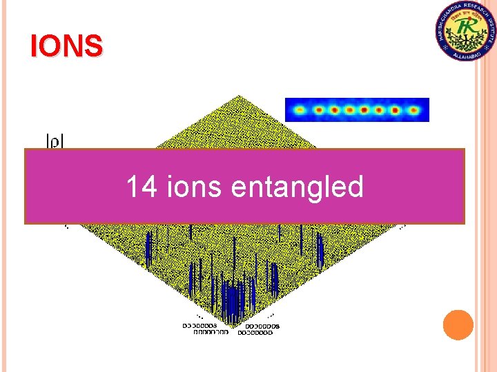 IONS 14 ions entangled 