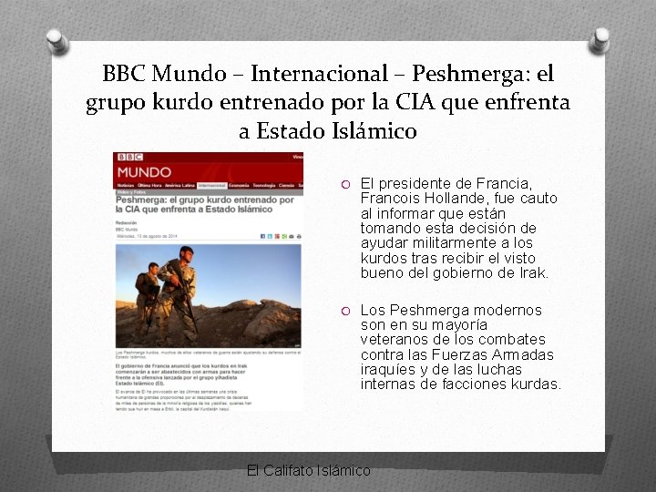 BBC Mundo – Internacional – Peshmerga: el grupo kurdo entrenado por la CIA que
