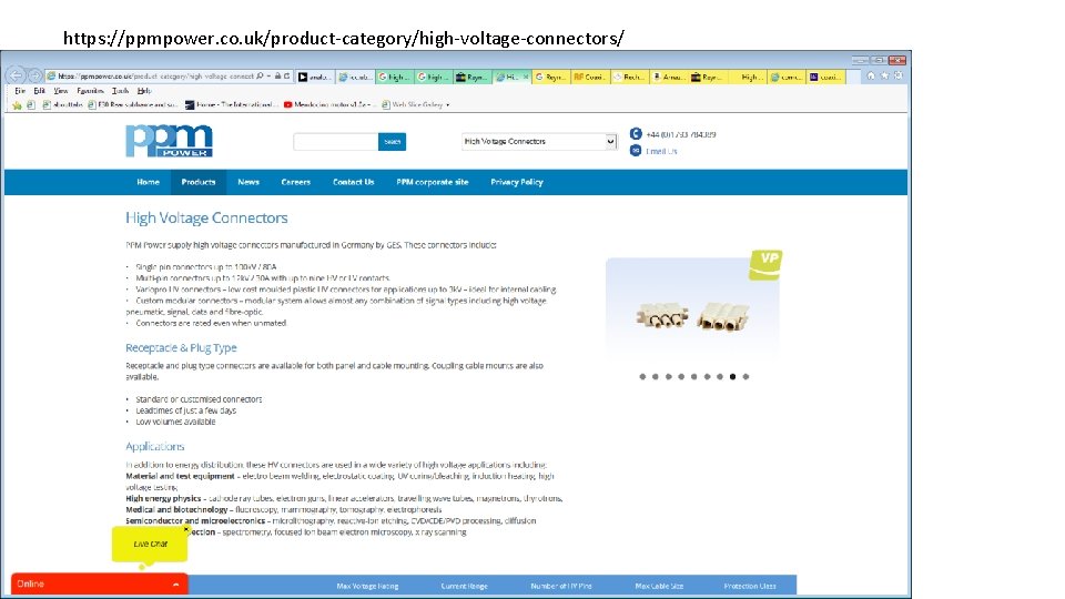 https: //ppmpower. co. uk/product-category/high-voltage-connectors/ 