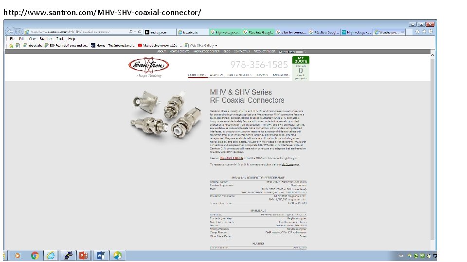 http: //www. santron. com/MHV-SHV-coaxial-connector/ 