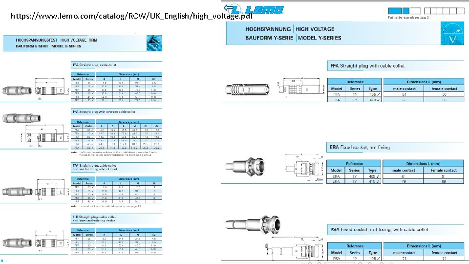 https: //www. lemo. com/catalog/ROW/UK_English/high_voltage. pdf 