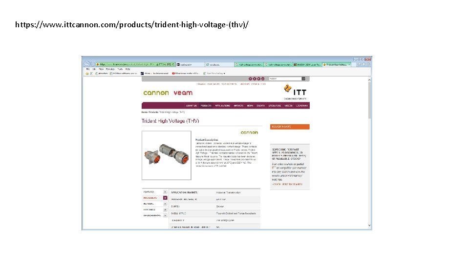 https: //www. ittcannon. com/products/trident-high-voltage-(thv)/ 