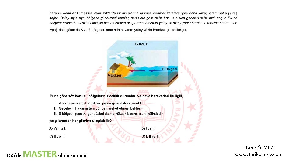 LGS’de MASTER olma zamanı Tarık ÖLMEZ www. tarikolmez. com 