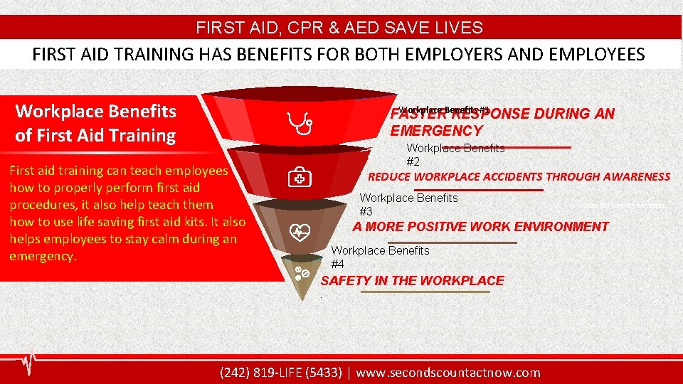 9 FIRST AID, CPR & AED SAVE LIVES FIRST AID TRAINING HAS BENEFITS FOR