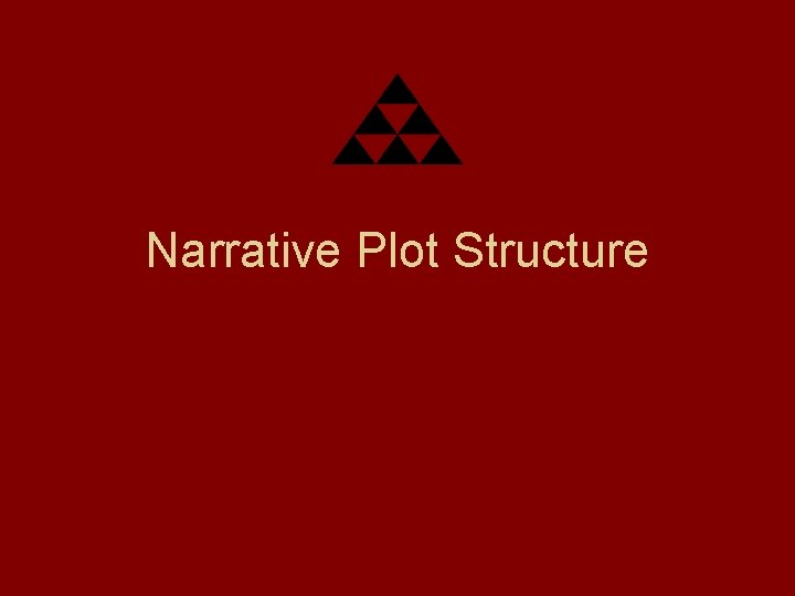 Narrative Plot Structure 