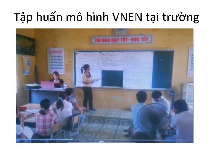 Tập huấn mô hình VNEN tại trường 