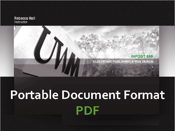 Portable Document Format PDF 