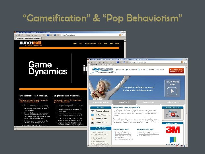 “Gameification” & “Pop Behaviorism” 