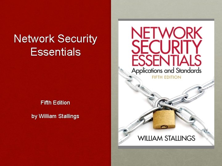 Network Security Essentials Fifth Edition by William Stallings 