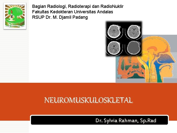 Bagian Radiologi, Radioterapi dan Radio. Nuklir Fakultas Kedokteran Universitas Andalas RSUP Dr. M. Djamil