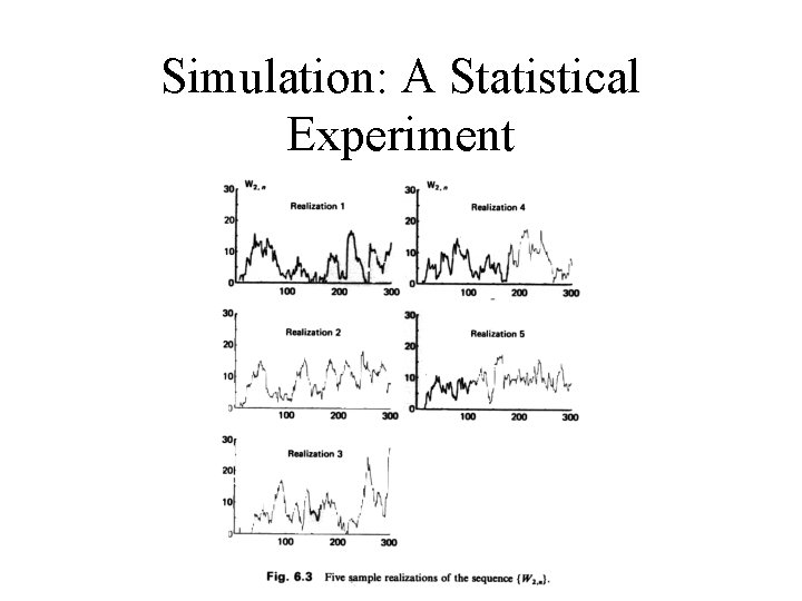 Simulation: A Statistical Experiment Simulation: A Statistical Experiment