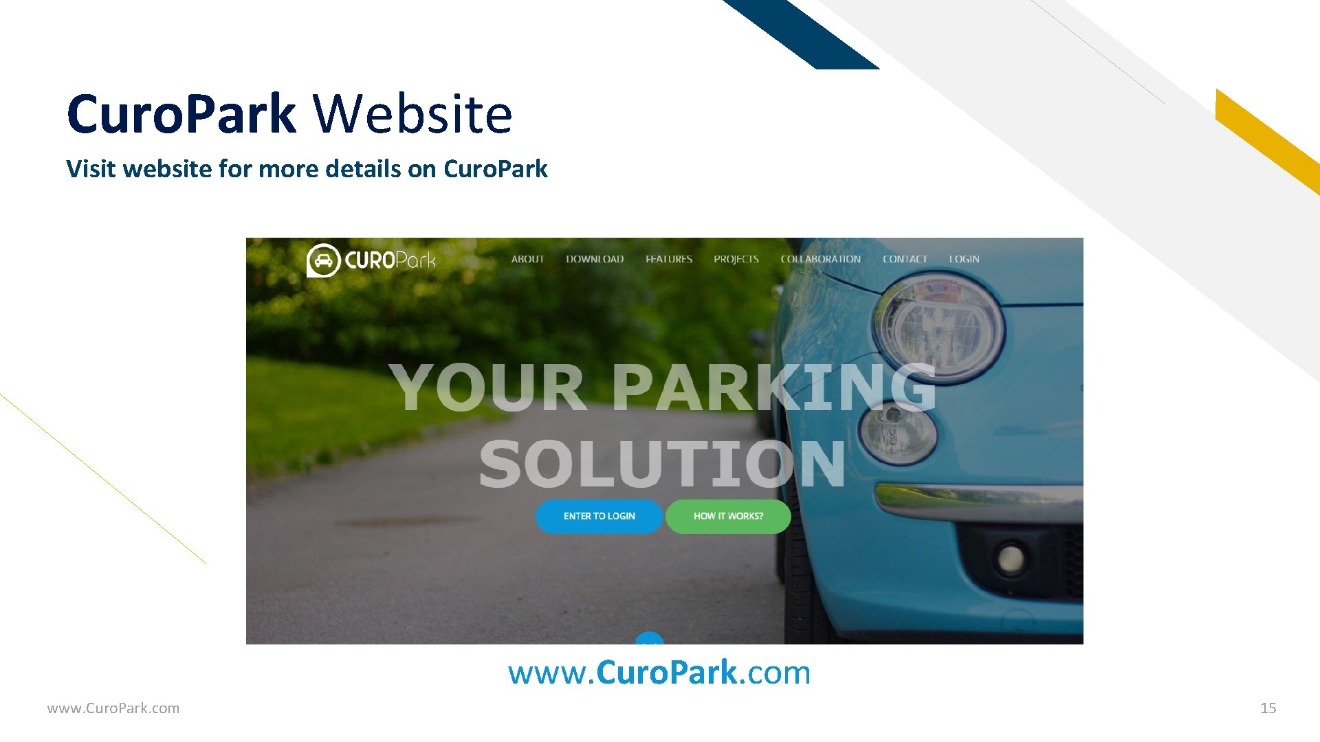 Curo. Park Website FR Visit website for more details on Curo. Park www. Curo.