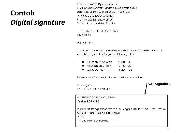 Contoh Digital signature 