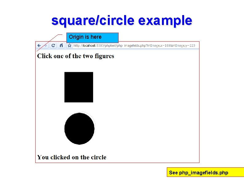 square/circle example Origin is here See php_imagefields. php square/circle example Origin is here See php_imagefields. php