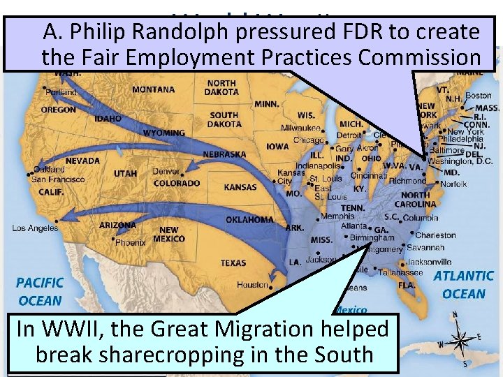 Worldpressured War II FDR to create A. Philip Randolph the Fair Employment Practices Commission