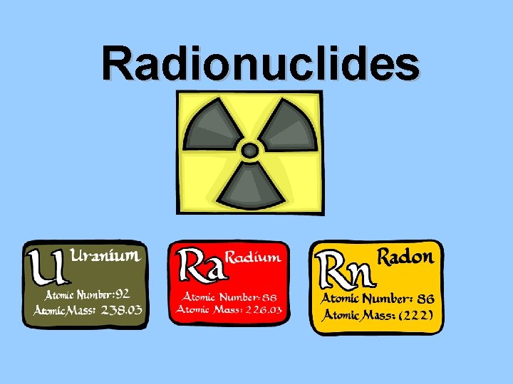 Radionuclides 