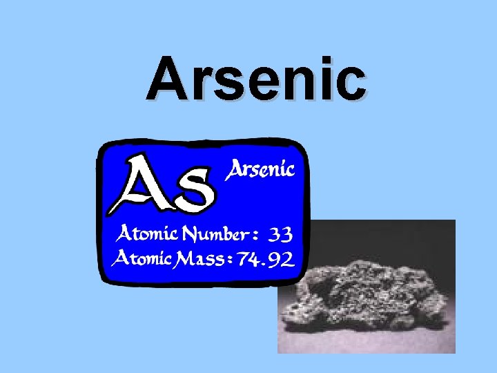 Arsenic 