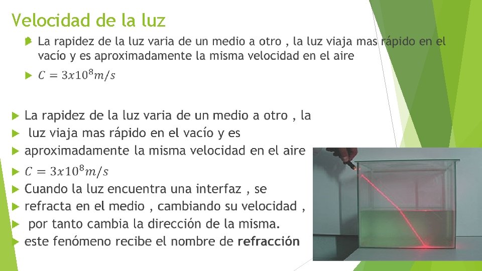 Velocidad de la luz 