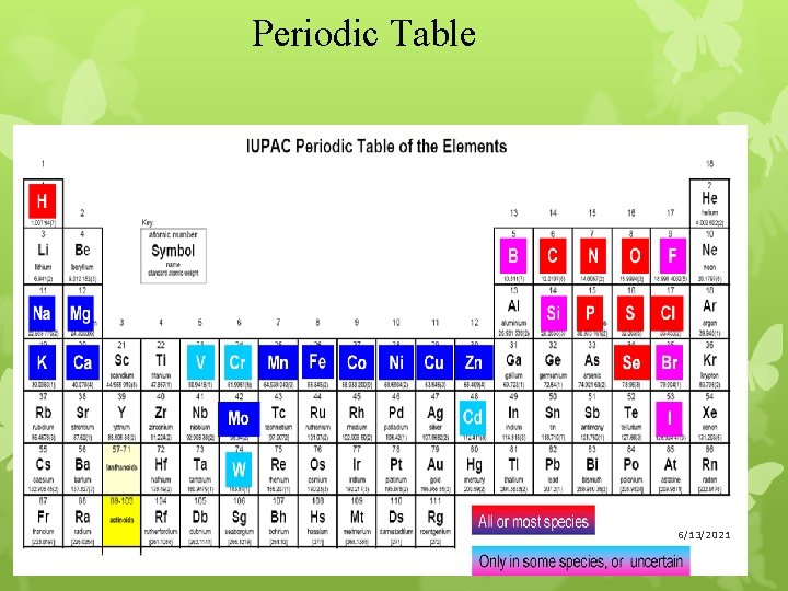 Periodic Table 6/13/2021 