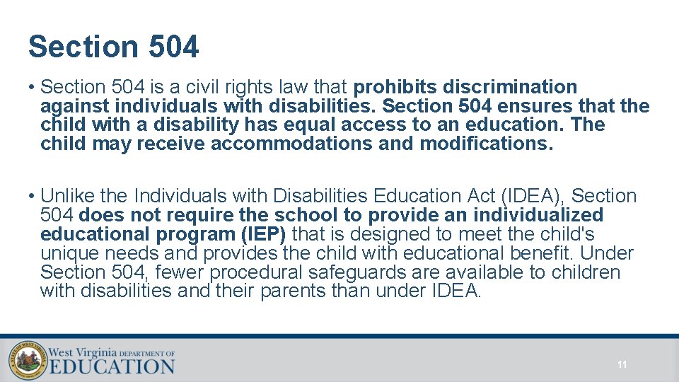 Section 504 of the Rehabilitation Act of 1973