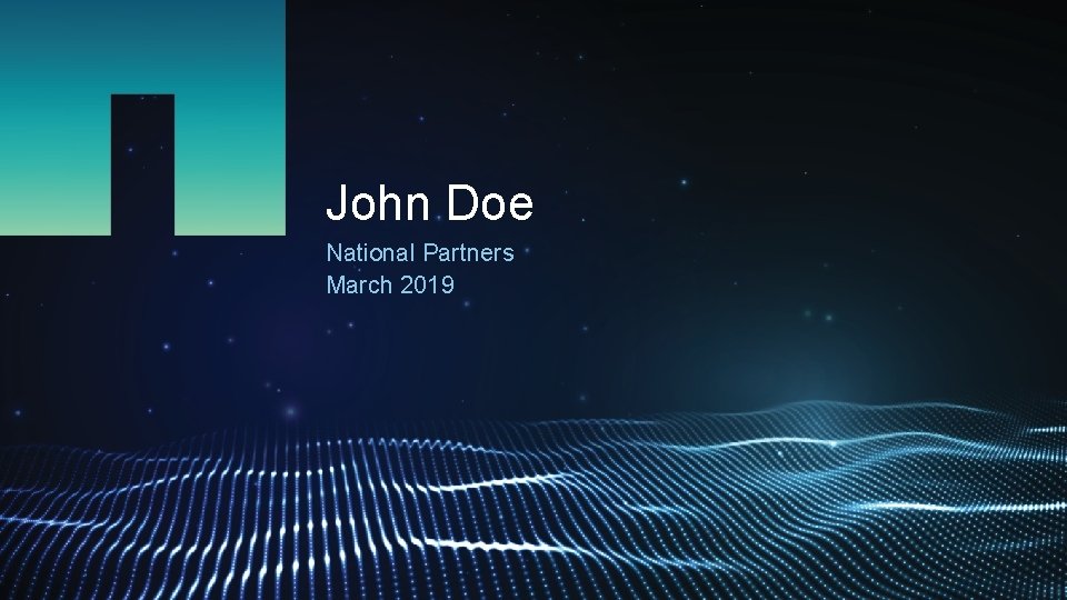 John Doe National Partners March 2019 