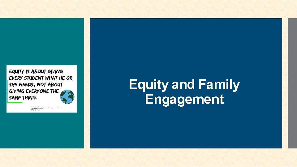 Equity and Family Engagement 
