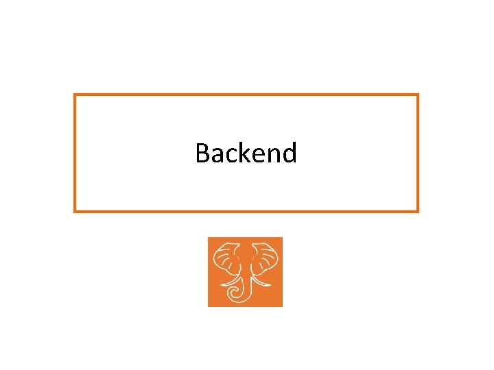 Backend 