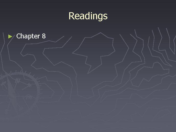 Readings ► Chapter 8 