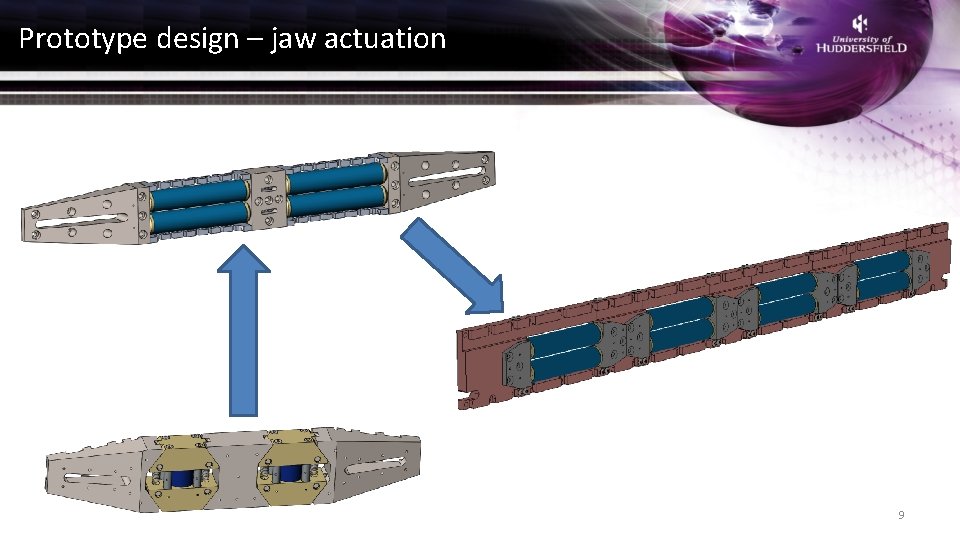 Prototype design – jaw actuation 9 