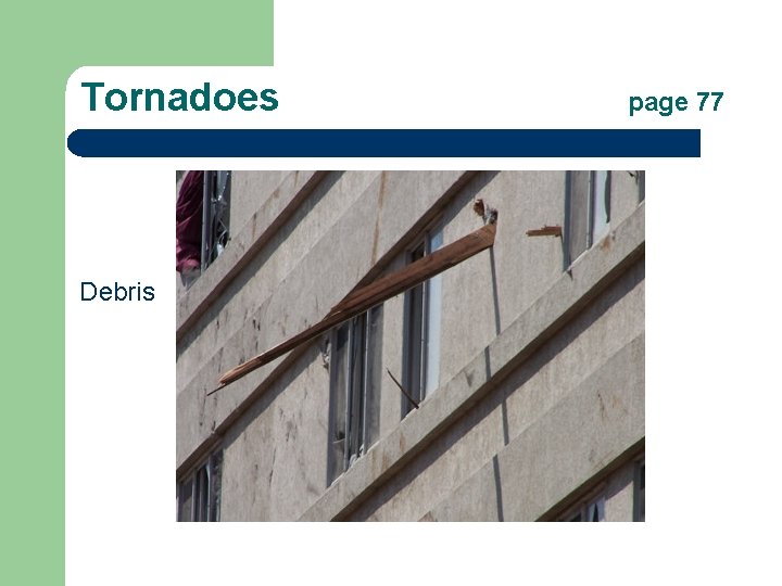 Tornadoes Debris page 77 