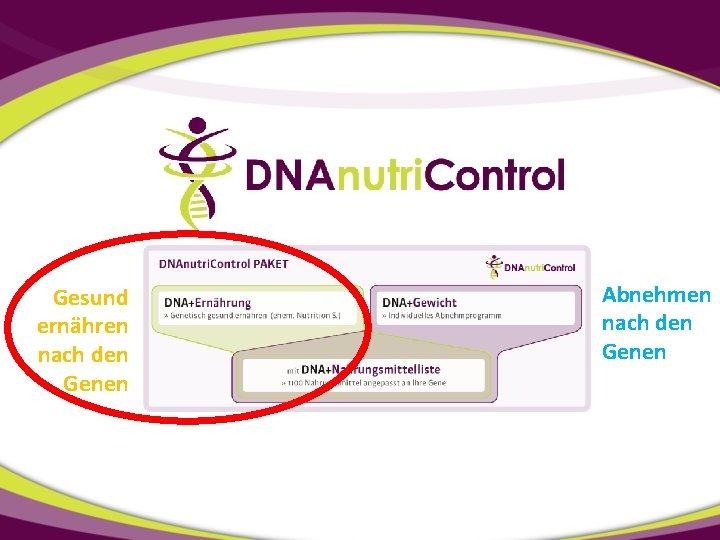Gesund ernähren nach den Genen Abnehmen nach den Genen 
