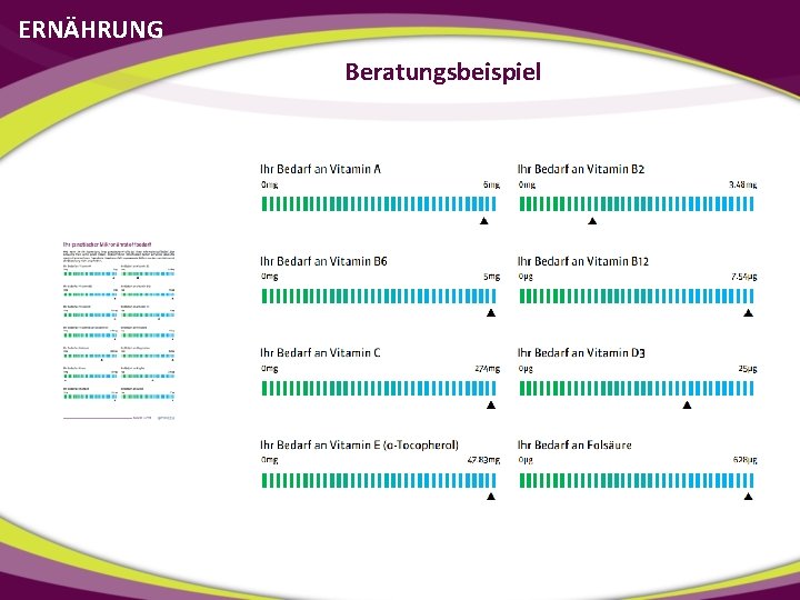 ERNÄHRUNG Beratungsbeispiel 