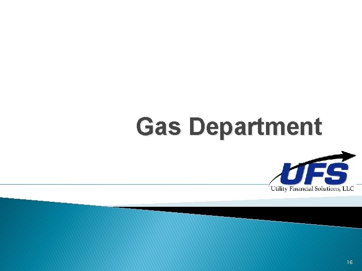 Gas Department e 16 Gas Department e 16