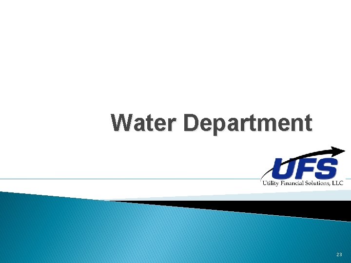 Water Department e 23 Water Department e 23