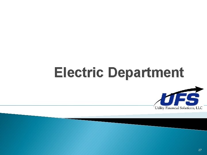 Electric Department e 27 Electric Department e 27