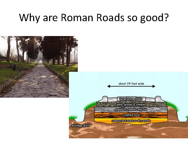 Why are Roman Roads so good? 