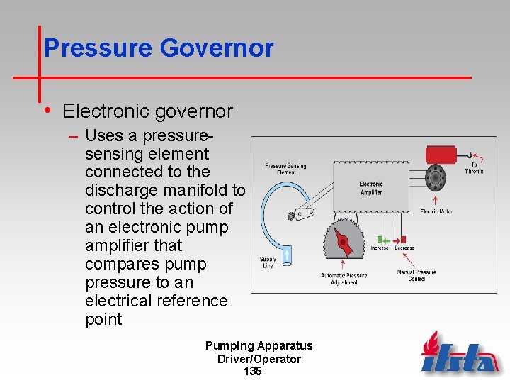 Pressure Governor • Electronic governor – Uses a pressuresensing element connected to the discharge