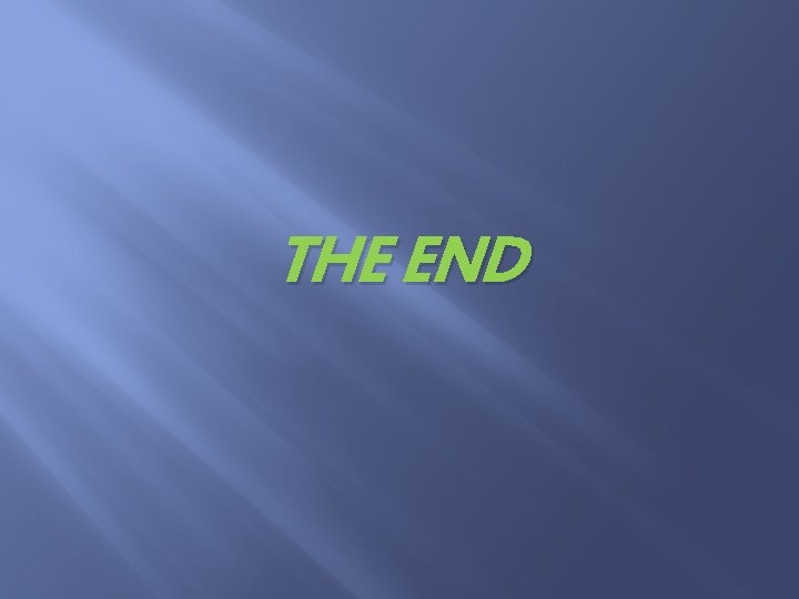 THE END 