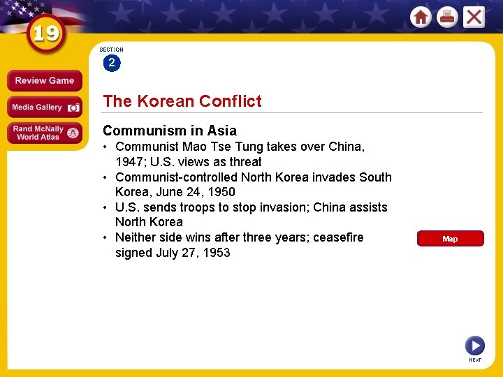 SECTION 2 The Korean Conflict Communism in Asia • Communist Mao Tse Tung takes