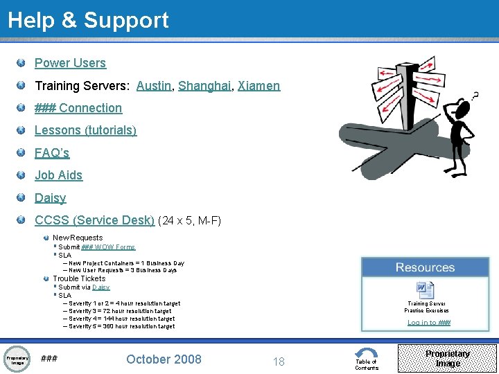 Help & Support Power Users Training Servers: Austin, Shanghai, Xiamen ### Connection Lessons (tutorials)