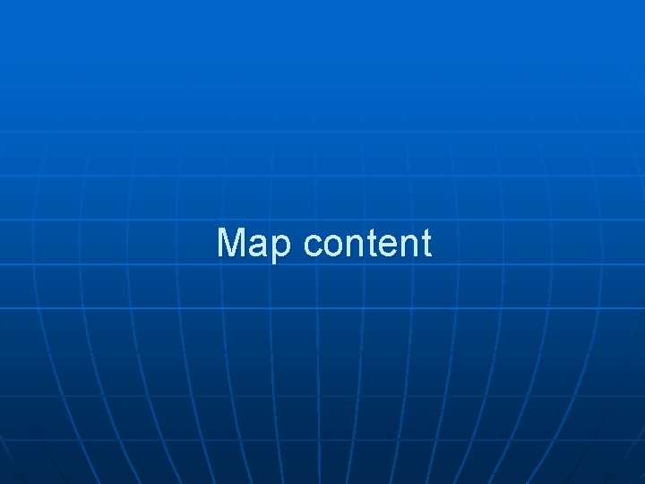 Map content 