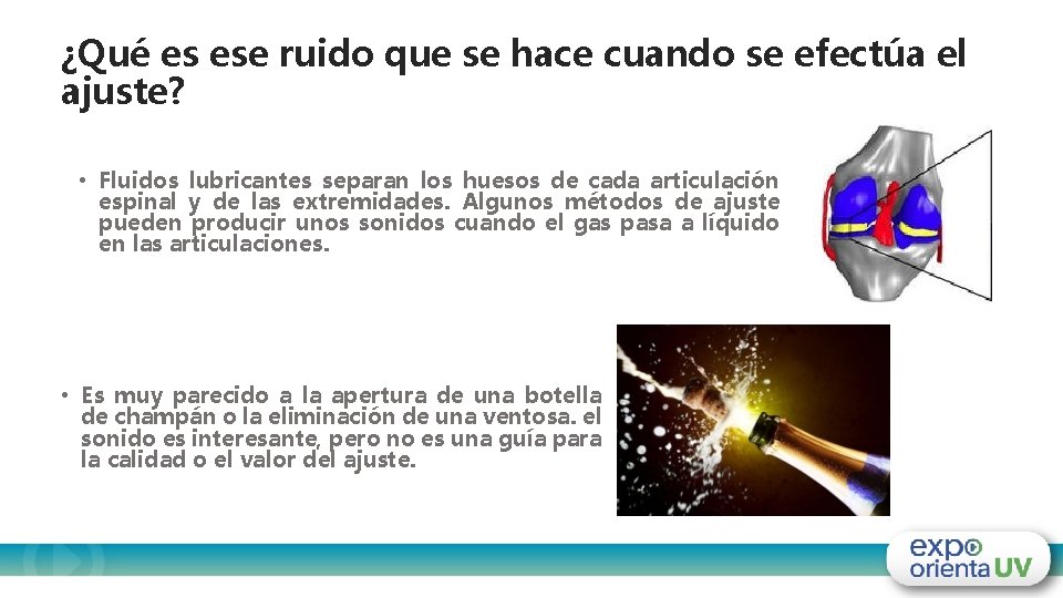 ¿Qué es ese ruido que se hace cuando se efectúa el ajuste? • Fluidos