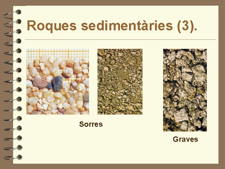 Roques sedimentàries (3). Sorres Graves 