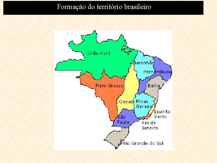 Formação do território brasileiro 