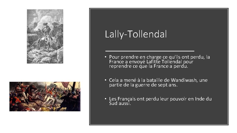 Lally-Tollendal • Pour prendre en charge ce qu'ils ont perdu, la France a envoyé