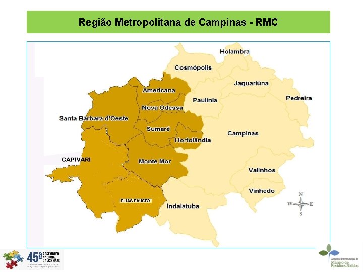 Região Metropolitana de Campinas - RMC 