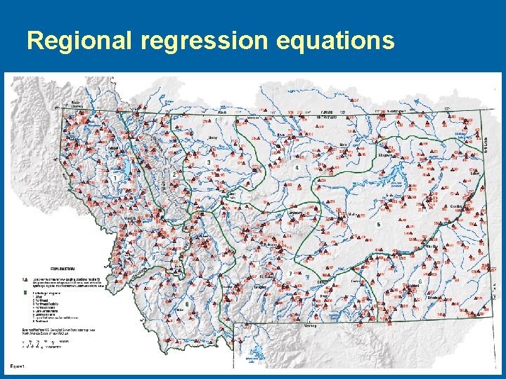 Regional regression equations 