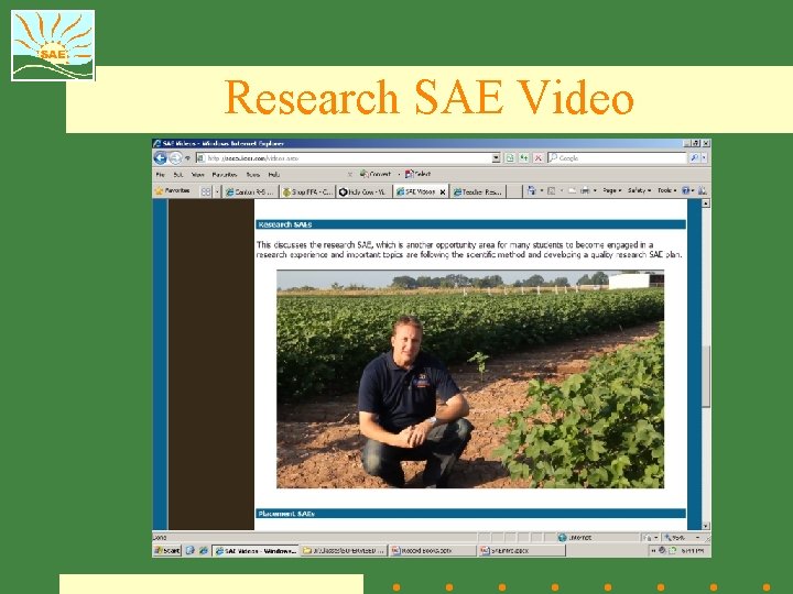 Research SAE Video 