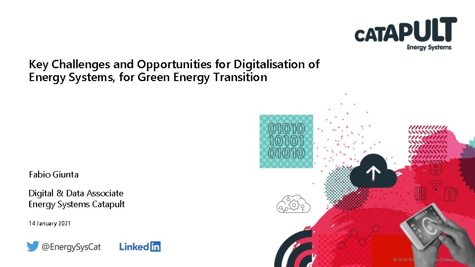 Key Challenges and Opportunities for Digitalisation of Energy