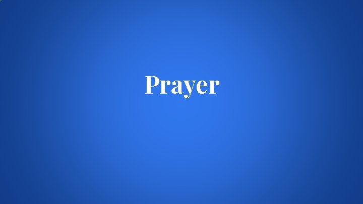 Prayer 